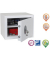 Tresor SS1182K Fortress 24 l 25kg signalweiß mit Doppelbartschloss Stahl
