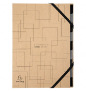 Ordnungsmappe Eterneco 567470E, 9-teilig blanko, braun, A4, 9 F&auml;cher