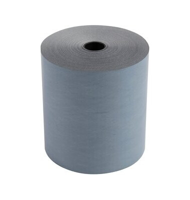 Thermorolle Safe Contact, 80 mm x 76 m, Rollen-Ø: 80 mm, 52 g/m², blau