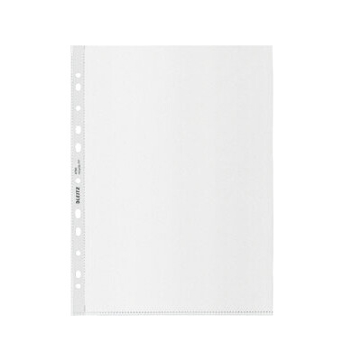 Prospekth&uuml;llen Recycle 4791-30-03, A4 transluzent genarbt, oben offen, 0,1mm