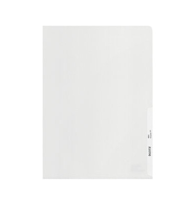 Sichthüllen Recycle 4001-30-03, A4, transluzent genarbt, oben & rechts offen, 