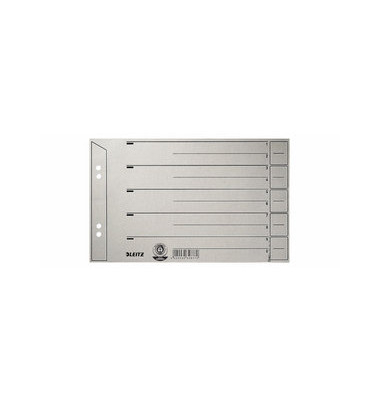 Trennblätter 1656 1656-00-85 A5 quer grau 200g Karton
