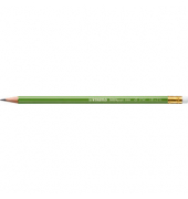 GREENgraph 6004 Bleistifte HB grün mit Radierer 12 St.