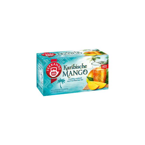 4009300018629 - Früchtetee Karibische MANGO Beutel 4009300018629 TEEKANNE 20 Beutel 4009300018629 - Früchtetee Karibische MANGO Beutel 4009300018629 TEEKANNE 20 Beutel