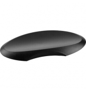 Büroschale DELTA, PS, 246 x 106 x 22 mm, 1 Fach, schwarzschwarz