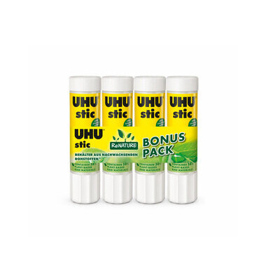 Klebestift 48200 stic ReNature, 4 x 21 g, Multipack