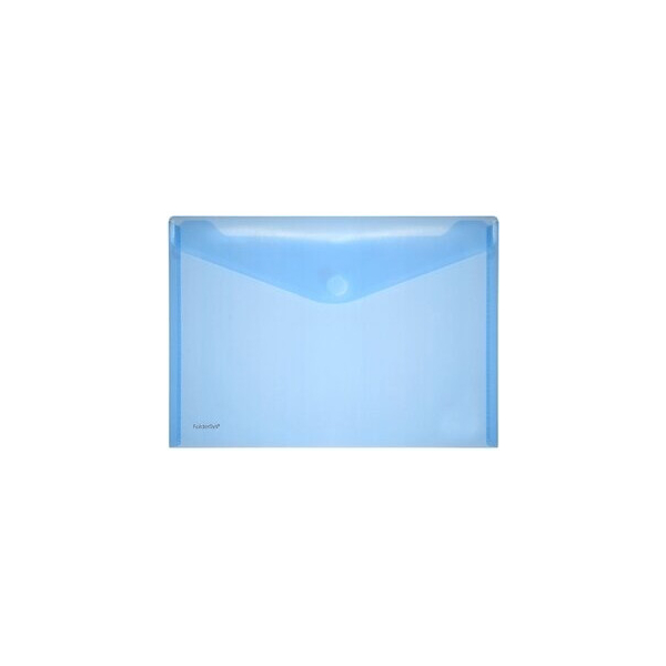 4250037409451 - Dokumententasche PP Klettverschluss A4 quer blau transluzent 4250037409451 10 Stück
