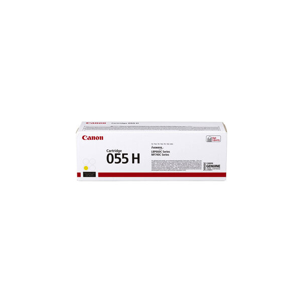 4549292124729 - Original 055H Toner hohe Ergiebigkeit - gelb 5900 Seiten (3017C002)