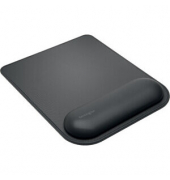 Mauspad ErgoSoft™, mit Handgelenkauflage, 19,5 x 24 cm, schwarz