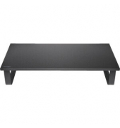 Monitorständer extrabreit, Platte: 60 x 26 cm, schwarz