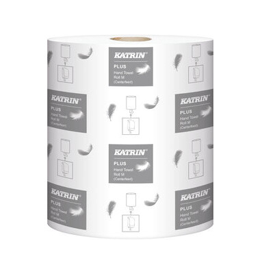 Papierhandtuch Plus M 2, auf Rolle, 6 x 600 Tücher, 20,5 x 30 cm, weiß Papierhandtuch Plus M 2, auf Rolle, 6 x 600 Tücher, 20,5 x 30 cm, weiß