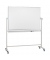 Stativdrehtafel-Whiteboard ST202, 150x100cm, emailliert, Aluminiumrahmen