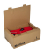Versandkarton Mailbox L CP098.04 braun, bis DIN A4+, innen 395x250x140mm, Wellpappe 1-wellig