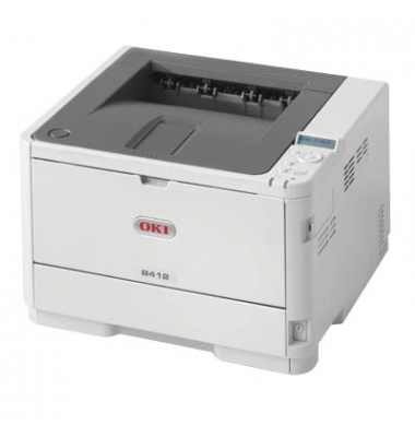 OKI B412dn Laserdrucker grau