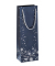 Geschenktasche GT112 Silver Snowflakes, Weihnachten, Silberprägung, mit  farbig abgestimmte Tragekordeln, Silberne Schneeflocken