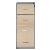 H&auml;ngeregistraturschrank 111020, silber/ahorn, 4 Schubladen, 1-bahnig