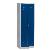 Putzmittelschrank CLC/HD.1860 7035/BLAU, Stahl abschließbar, 60 x 180 x 50 cm, blau/lichtgrau
