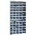 Werkstattschrank MPSC.1940/110666, Stahl, 100 x 198 x 40 cm, lichtgrau/blau