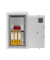 Tresor 40704 Karlsruhe III 68 l 110kg grau mit Doppelbartschloss Stahl