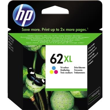 Druckerpatrone 62XL C2P07AE (62XL), color (cyan/magenta/gelb), ca. 415 Seiten