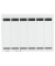 selbstklebende Rückenschilder 1686 1686-00-85 weiß schmal/kurz 39x192mm (BxH) selbstklebend permanent 