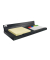 Zettelbox SA533, cintano:S, 75x75mm, inkl. 100 Haftnotizen und Haftmarkern, schwarz, Lederimitat, Memocenter inkl. Haftnotizen u