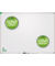 Whiteboard U-Act! Line, SC918012, 120x80cm, lackiert, Aluminiumrahmen