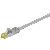 Netzwerkkabel grau RJ-45 Stecker 2m Cat 7 Rohkabel