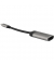 Monitorkabel 49143, 10cm, USB-C auf HDMI, schwarz/grau
