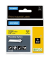 Rhino Nylon-Schriftband 18490 12mm x 3,5m schwarz/gelb flexibel selbstklebend