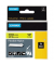 Rhino Nylon-Schriftband 18490 12mm x 3,5m schwarz/gelb flexibel selbstklebend