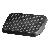 Fußstütze ergonomisches Design standard schwarz/grau