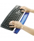Handgelenkauflage CRYSTAL GEL für Tastaturen blau 49x5,5cm