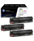 Toner CF252XM (410X), cyan/magenta/gelb, ca. 3x 5000 Seiten