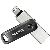 USB-Stick iXpand Go SDIX60N-128G-GN6NE, schwarz/silber, 128 GB