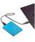 externe Festplatte My Passport WDBYVG0020BBL-WESN, blau/schwarz, 2,5 Zoll (6,35cm), 2 TB, HDD