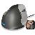 Vertikalmaus Vertical Maus 4 rechts VM4R0852153014119, 7 Tasten, mit Kabel, USB-Kabel, Rechtsh., ergonomisch, optisch, anthrazit