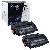 Toner 55X (CE255XD), Doppelpack, 2x schwarz
