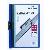 Klemmhefter DURACLIP 60 220907, A4 blau, für ca. 60 Blatt, Polyvinylchlorid (PVC)