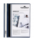 Schnellhefter DURAPLUS 257907, A4+, dunkelblau, Kunststoff, 80g, Vorderdeckel transparent