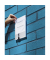Türschild Info Sign silber 149 x 52,5mm