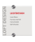 Türschild Crystal Sign transparent 148 x 148mm 