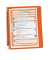 Wandhalter mit 5 Tafeln orange DIN A4
