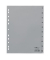 Kunststoffregister 651110, 1 bis 10, A4, 120µm, graue Taben, 10-teilig