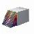 Schubladenbox Varicolor 7610-27 grau/bunt 10 Schubladen geschlossen
