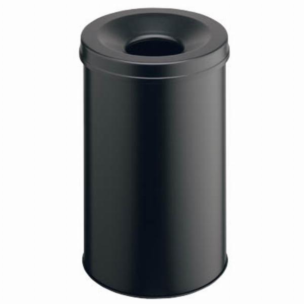 4005546988542 - Papierkorb Safe 330601 mit Flammlöschkopf 30 Liter rund schwarz 4005546988542 Durable