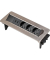 Indesk Power 3-fach Tischsteckdose silber