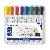 Boardmarker Lumocolor 351, 351-WP8, Etui, rot, blau, gr&uuml;n, schwarz, orange, pink oder gelb, violett, braun, 2mm Rundspitze
