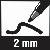 Boardmarker Lumocolor 351, 351-WP8, Etui, 8-farbig sortiert, 2mm Rundspitze