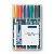 Folienstifte-Set Lumocolor, 317 WP8, 8-farbig sortiert, 1mm, Rundspitze, teils nachf&uuml;llbar
